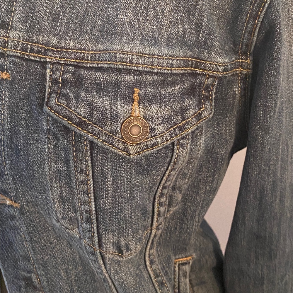 Lucky brand Tomboy Trucker jean jacket size small - Picture 3 of 11
